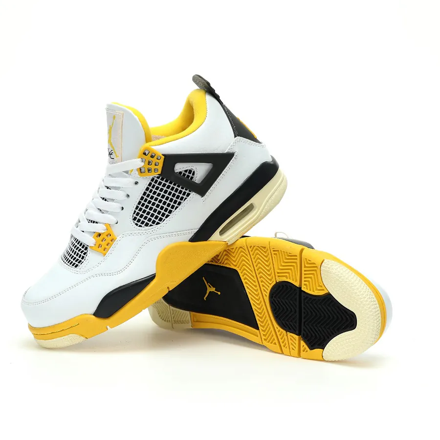 Air 4 Vivid Sulfur Retro Basketball Sneakers
