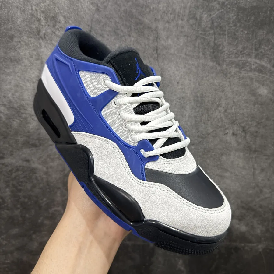 Nike Air 4 RM Resoled Retro Basketball Shoe White Blue FQ7939 140