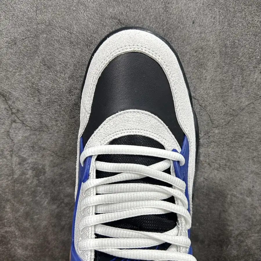 Nike Air 4 RM Resoled Retro Basketball Shoe White Blue FQ7939 140