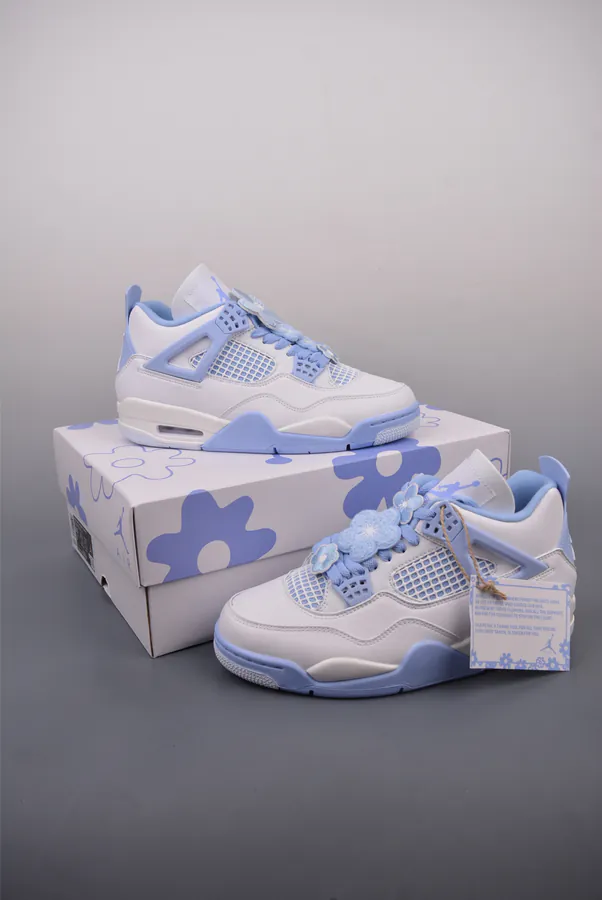 Air Jordan 4 Retro White Blue