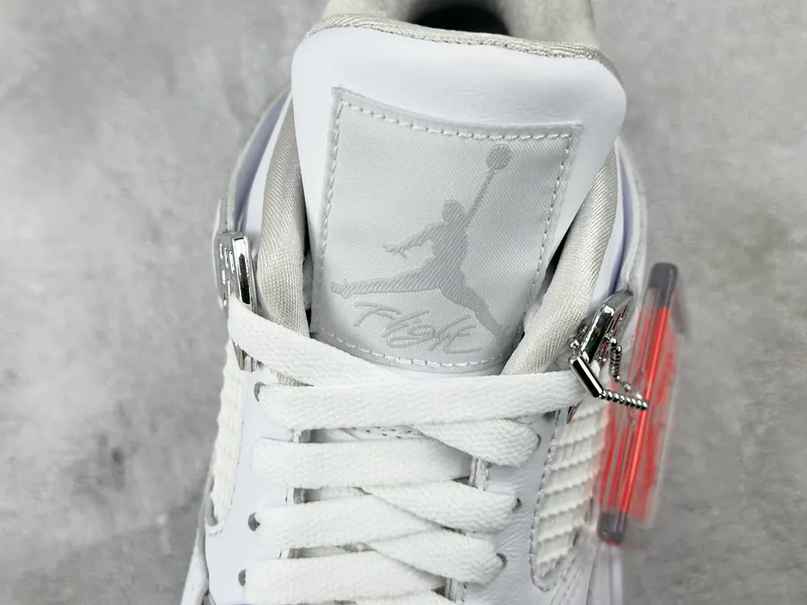 Jordan Air Jordan 4 Retro Pure Money Silver Buckle