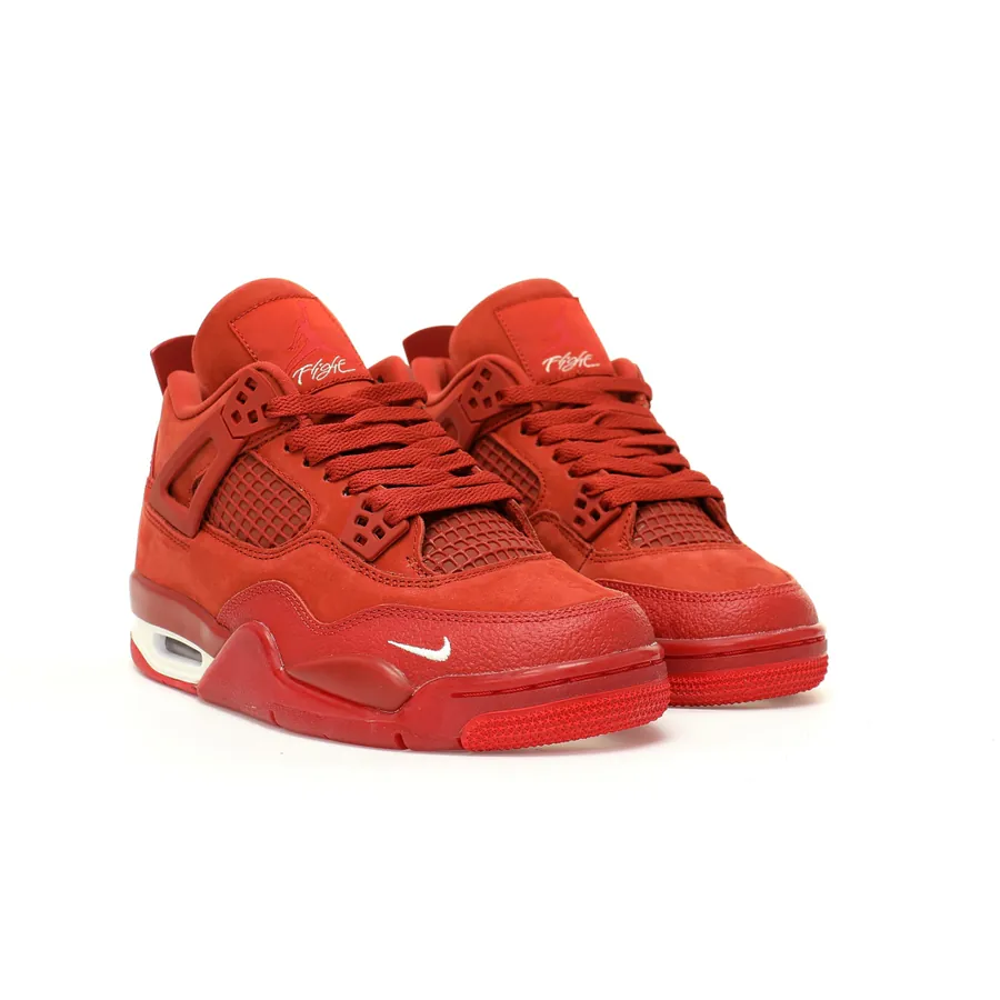 Nigel Syester x Air 4 'Firewood Orange' Retro Basketball Shoe