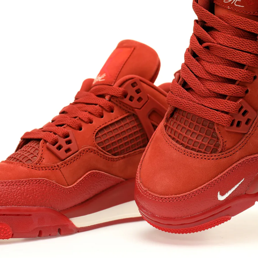 Nigel Syester x Air 4 'Firewood Orange' Retro Basketball Shoe