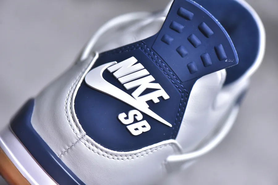 Nike SB x Air Jordan 4 Navy Blue Authentic Collaboration Sneaker