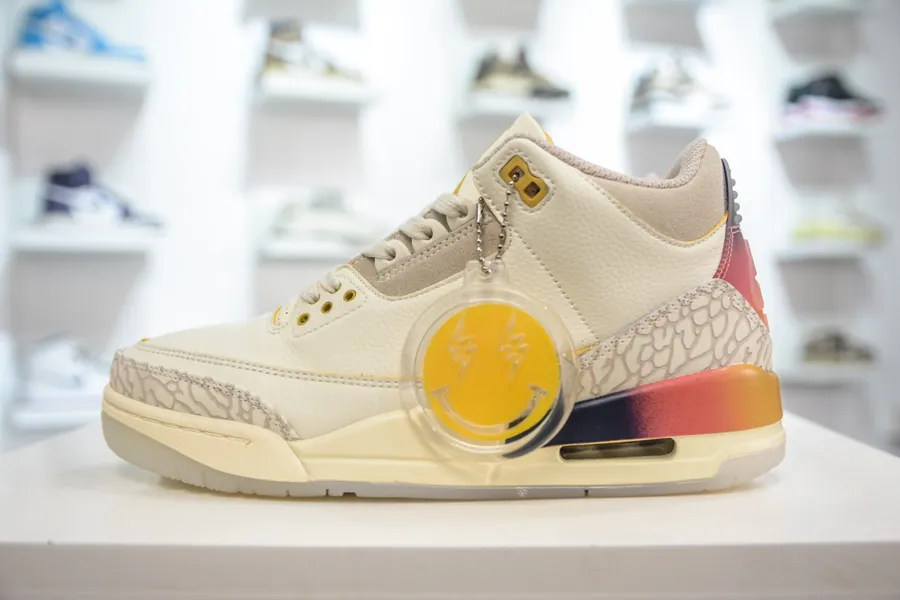 J Balvin x Jordan Air Jordan 3 Retro SP 'Medellin Sunset' Men's Basketball Shoes