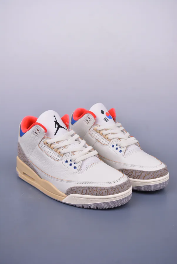Jo3 3 Air 3 Retro Authentic Original Calfskin Sneaker