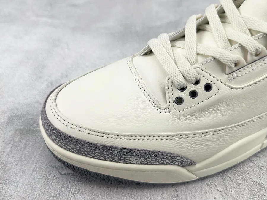 Jordan Air Jordan 3 'Sai' in White and Gray