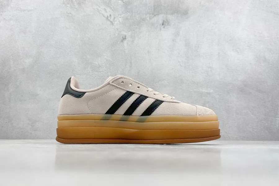 YH AD Originals Gazelle Bold Thick Sole Slip resistant Casual Sneakers