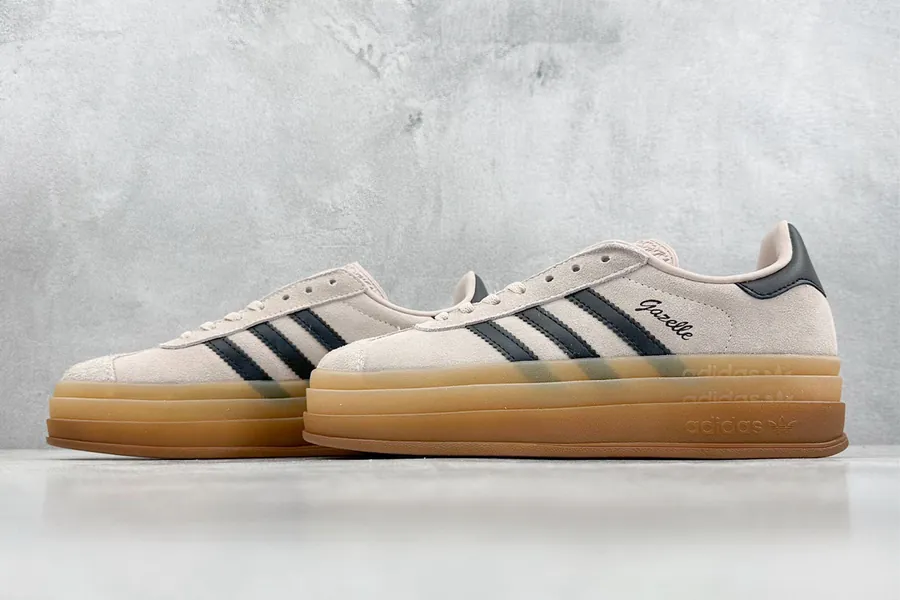 YH AD Originals Gazelle Bold Thick Sole Slip resistant Casual Sneakers