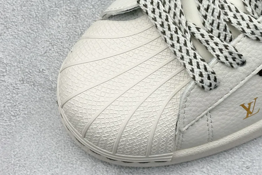 AD Originals Superstar x Louis Vuitton White Brown Bucket Bag