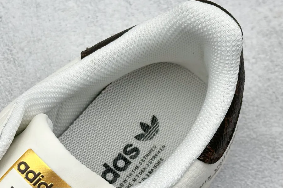 AD Originals Superstar x Louis Vuitton White Brown Bucket Bag