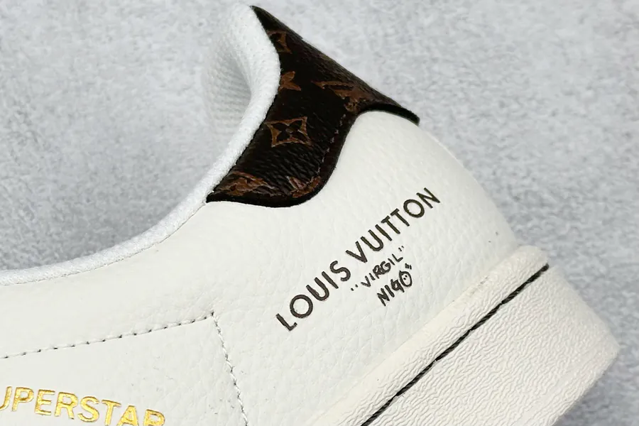 AD Originals Superstar x Louis Vuitton White Brown Bucket Bag