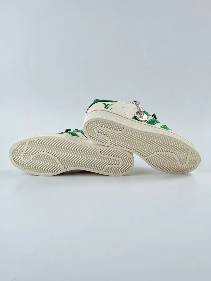 AD Originals Superstar x Louis Vuitton White and Green Starry
