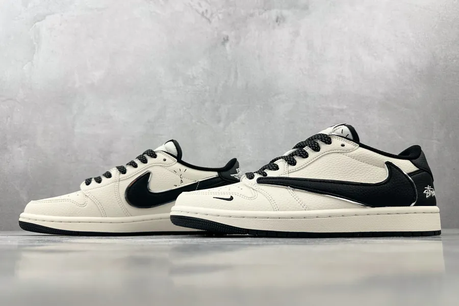Custom Air Jordan 1 Low OG Stussy Collaboration