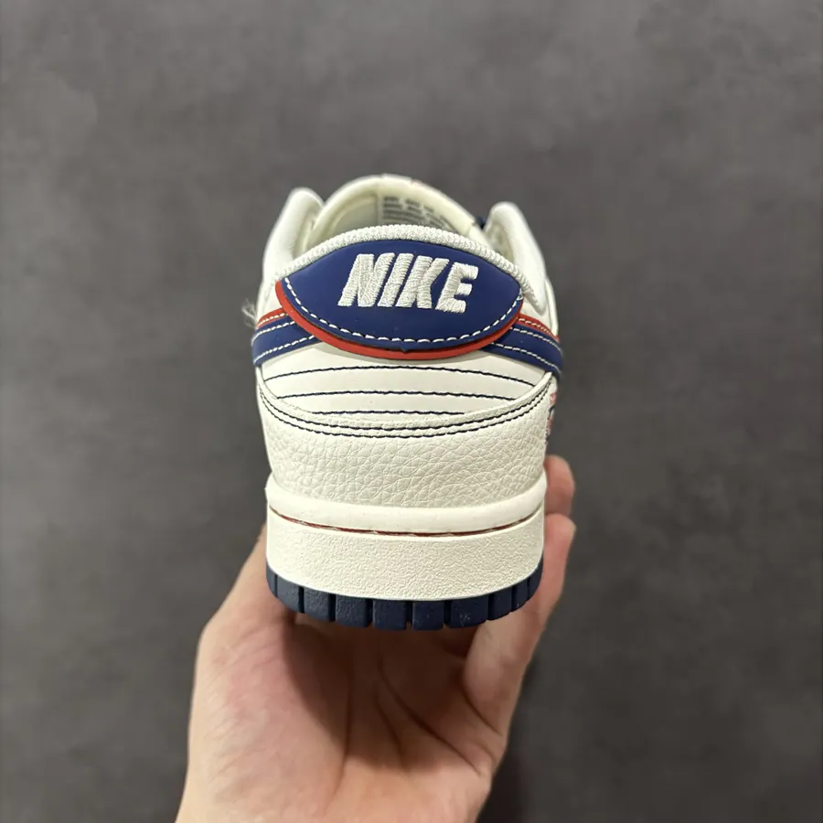 Nike SB Dunk Low x Gucci Collaboration Red Blue Double Swoosh Sneaker