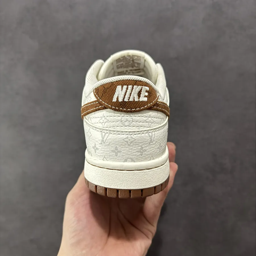 Nike SB Dunk Low LV Collaboration Coffee Calfskin
