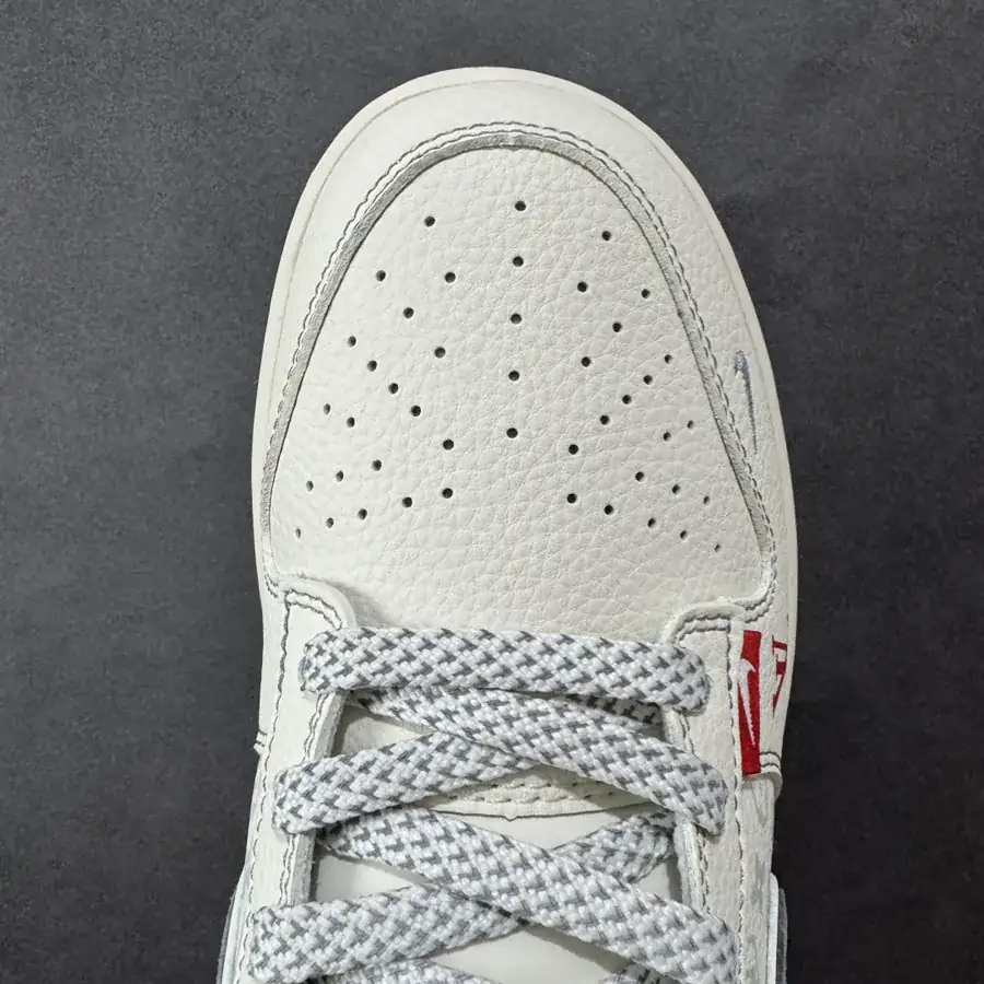 Nike SB Dunk Low LV Custom Edition Red Sole with Gray Outsole
