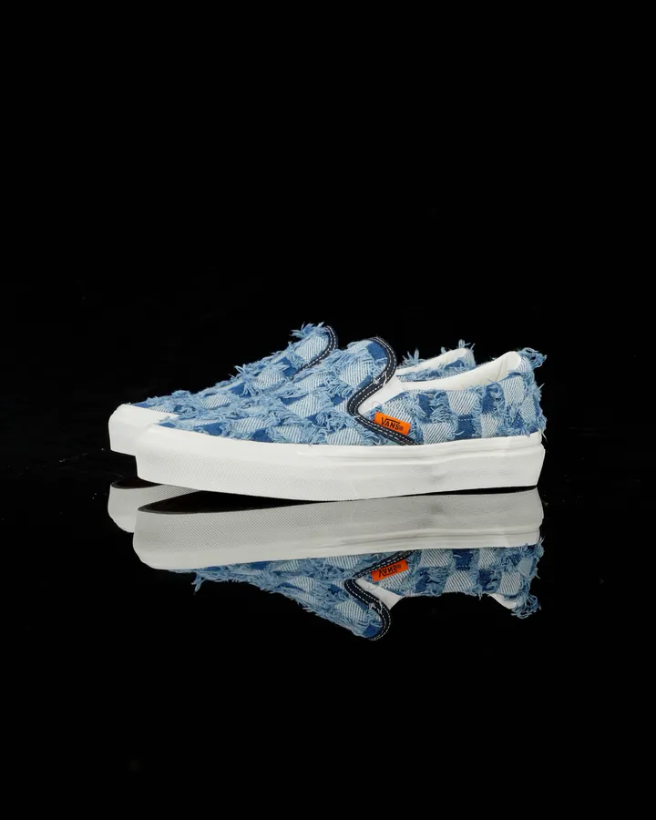 Vans Vault OG Slip On with Frayed Denim