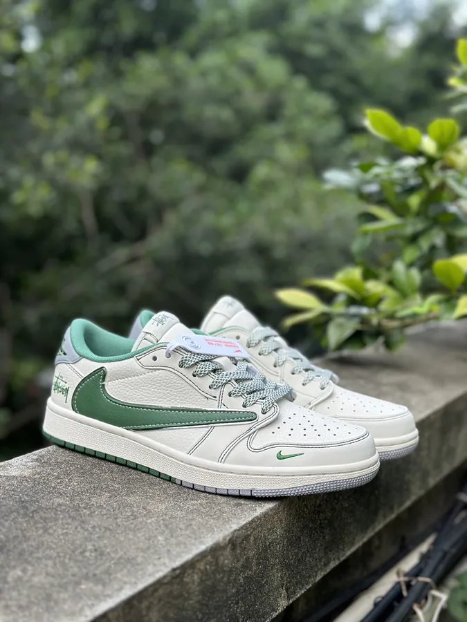 Air Jordan 1 Low OG AJ1 Reverse Swoosh Basketball Sneakers