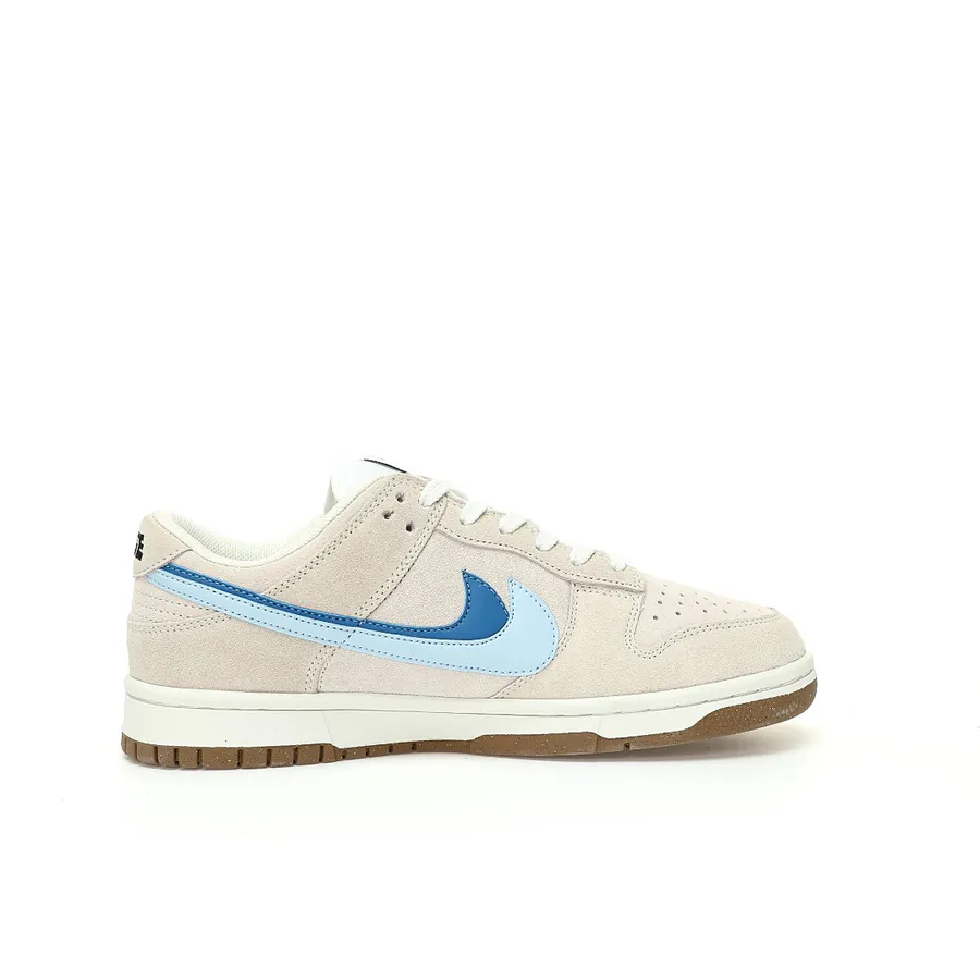 Nike SB Dunk Low SE '85 Grey Blue' Retro Double Swoosh Design, Durable Rubber Sole