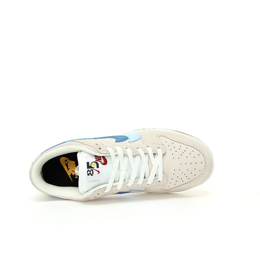 Nike SB Dunk Low SE '85 Grey Blue' Retro Double Swoosh Design, Durable Rubber Sole