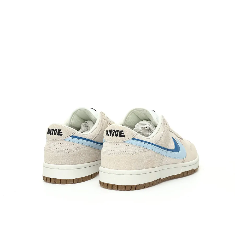 Nike SB Dunk Low SE '85 Grey Blue' Retro Double Swoosh Design, Durable Rubber Sole
