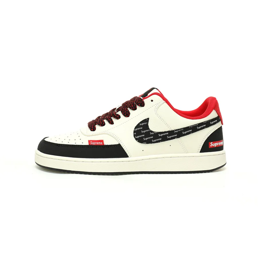 Court Vision Low by Zhi Gao X Institute Vision College Style Leather Sneakers