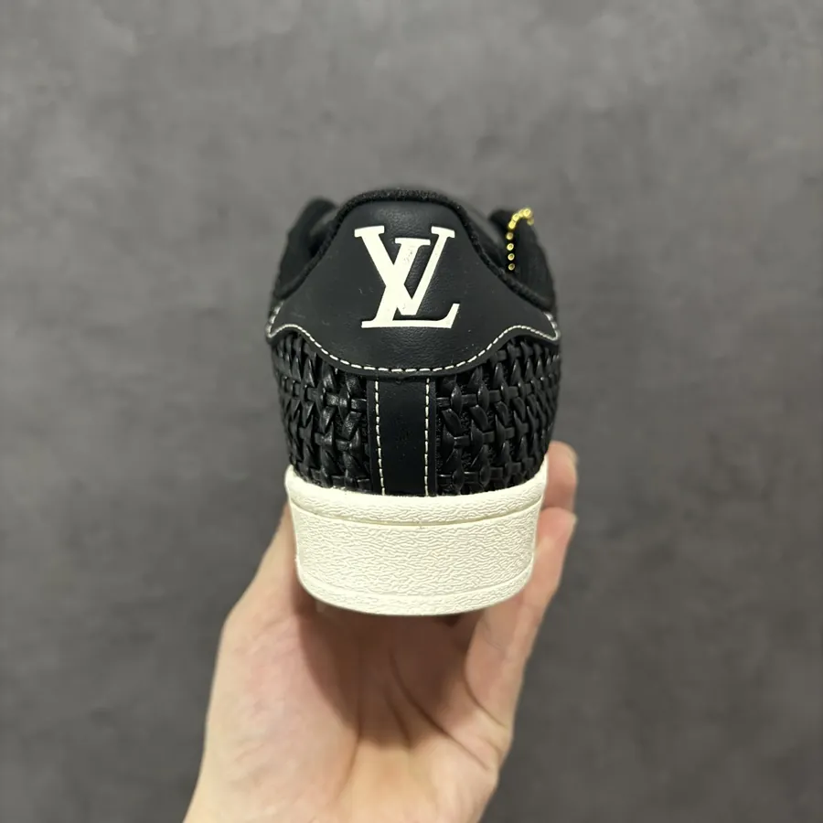 Lv x Ad Superstar Custom Color Low Top Sneaker