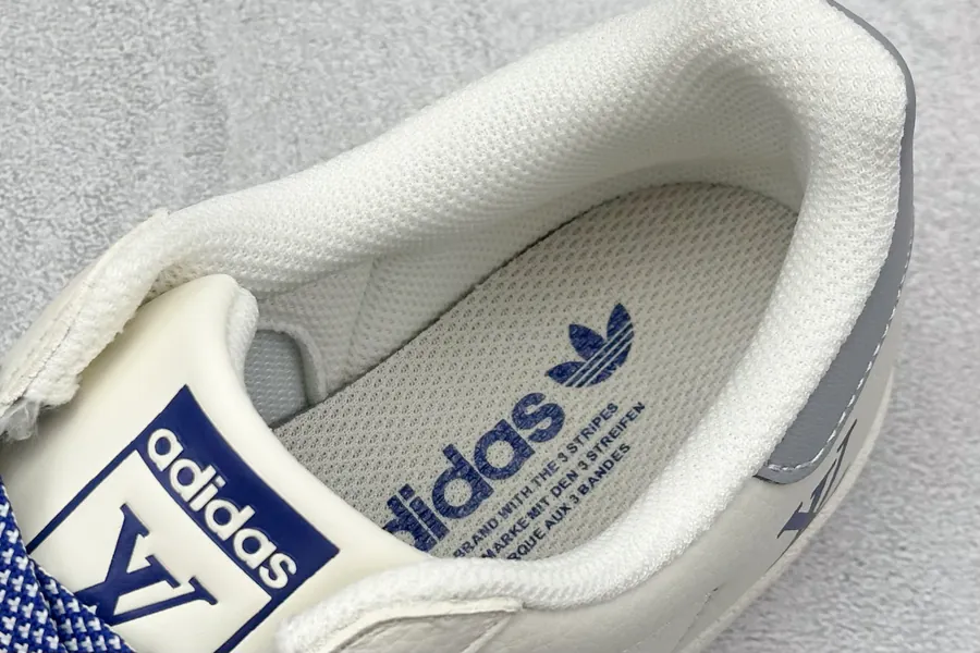 AD Originals Superstar x Louis Vuitton White Blue Bucket Bag