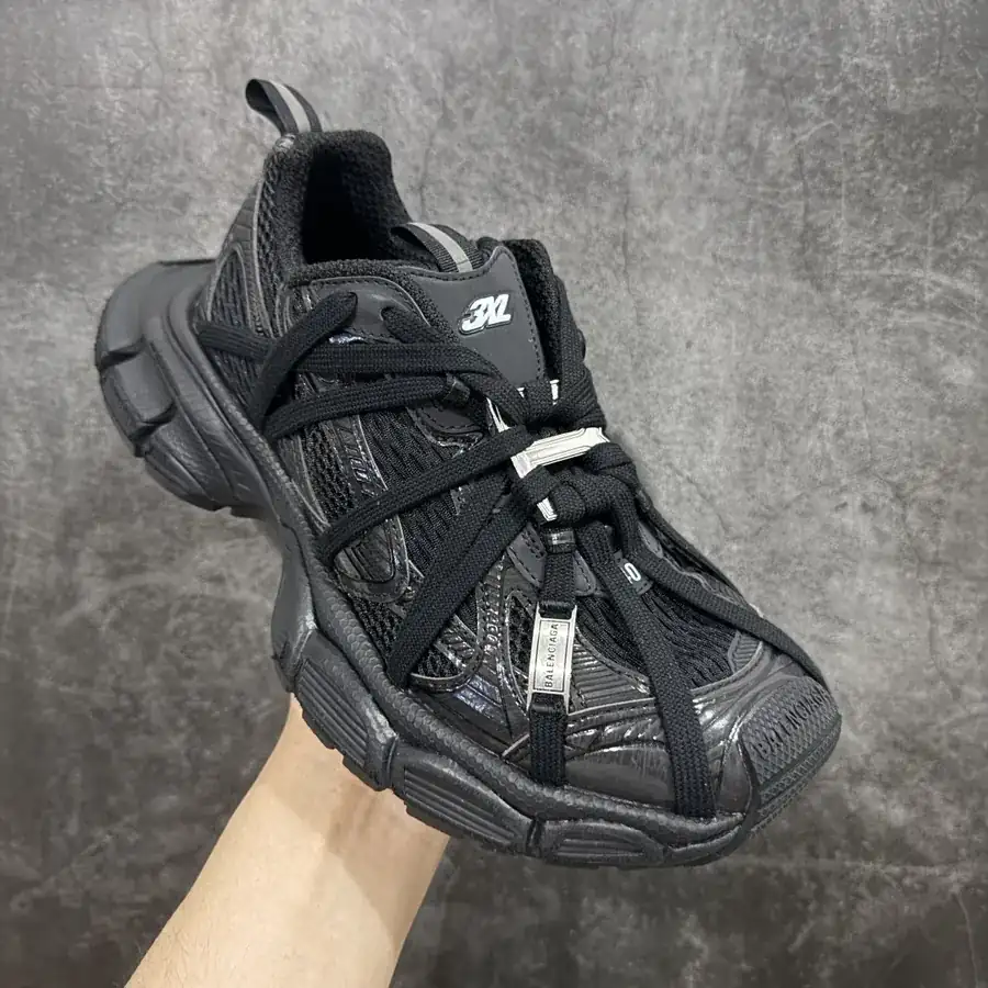 Balenciaga Paris Spider Man Straps Black