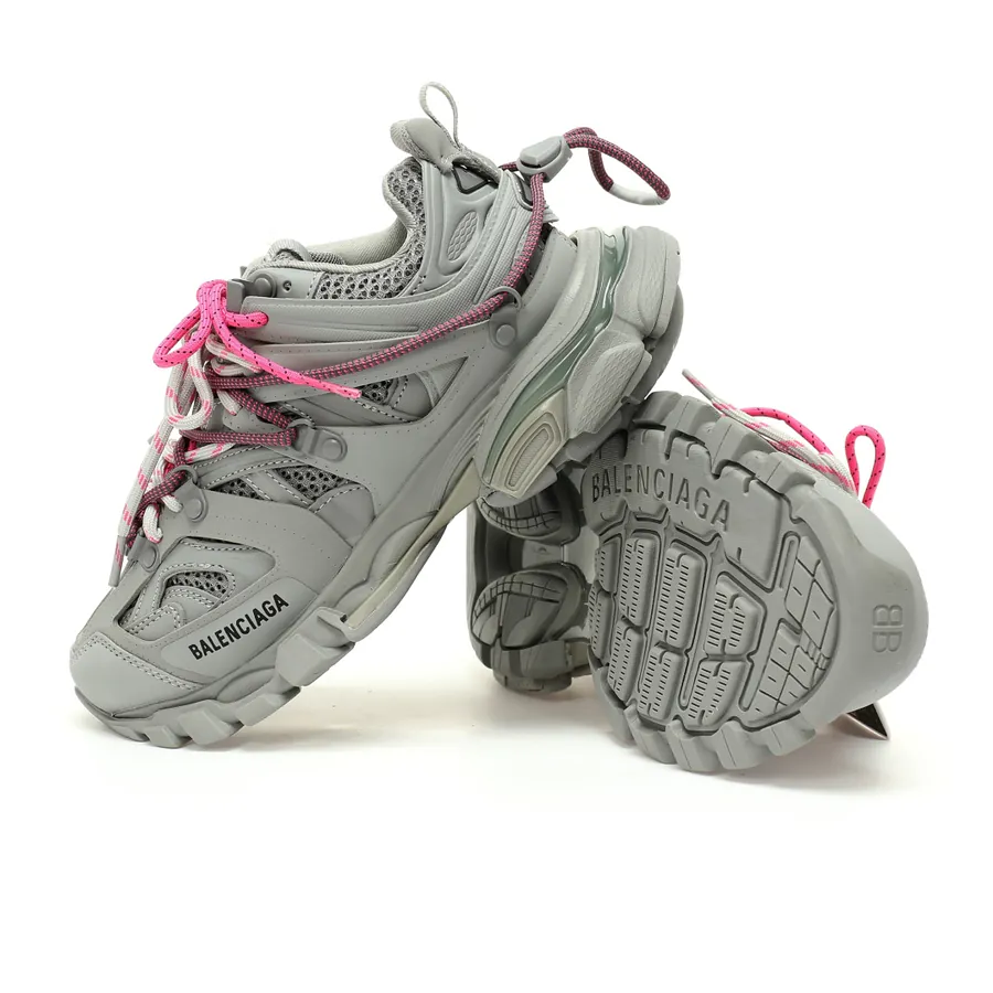Tra Trail Laces Sneakers 3.0 Retro Trail Running Shoes with Cement Gray Cold Gray Laces