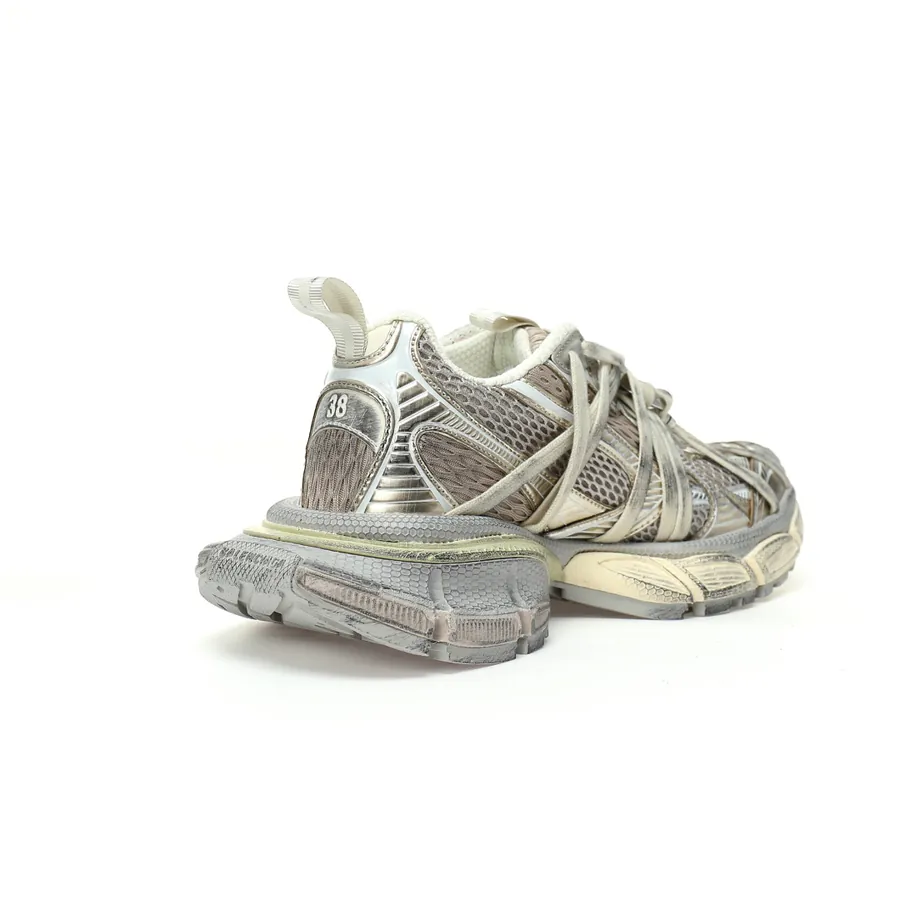 Balenciaga 3XL Sneakers Vintage Style, Retro Design, Meticulous Handcraft