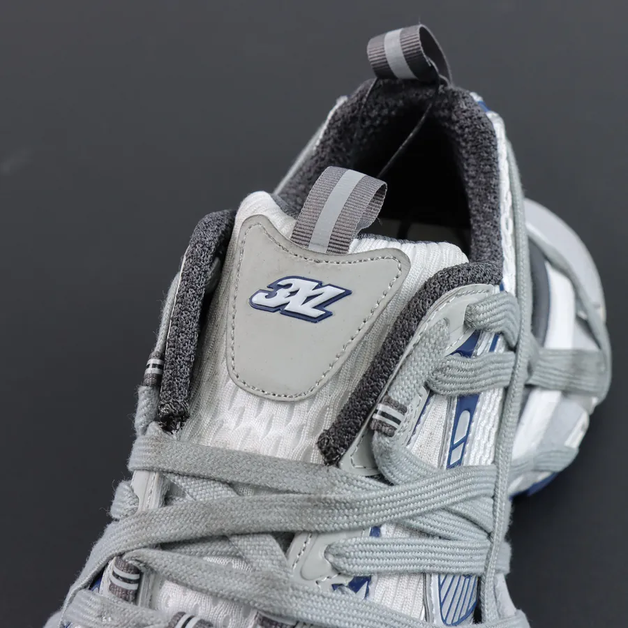 Balenciaga Paris 3XL Zipper Detail Grey Blue Dad Shoes