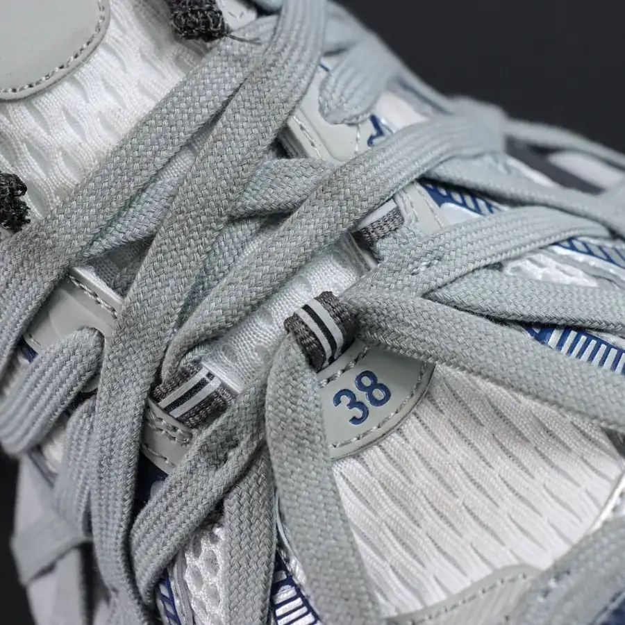 Balenciaga Paris 3XL Zipper Detail Grey Blue Dad Shoes