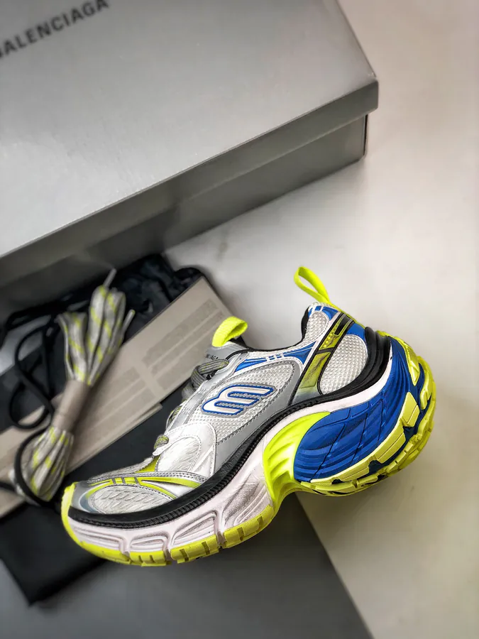 Balenciaga Paris 10XL White Yellow Blue