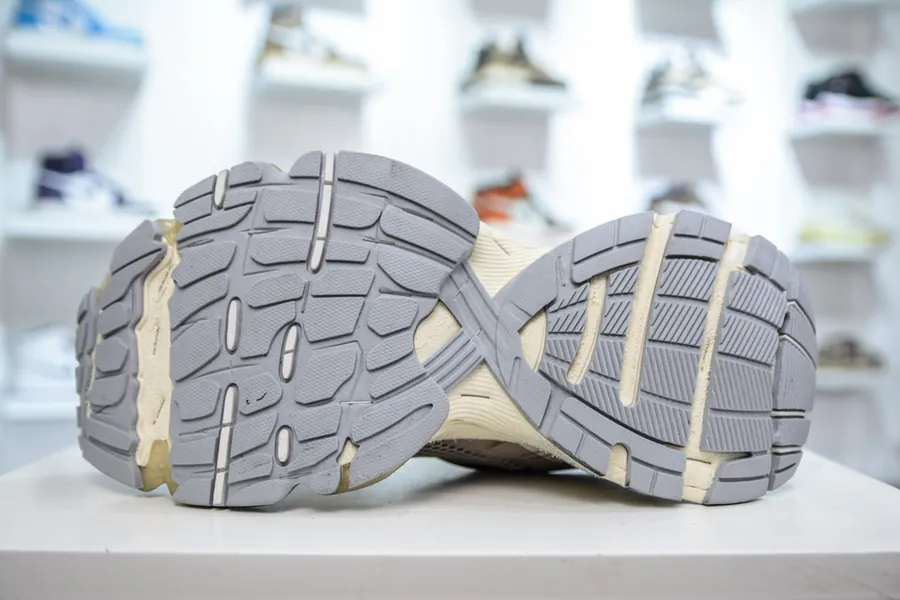 BALENCIAGA Stapler Sneakers 10XL Size, Silver Grey Color