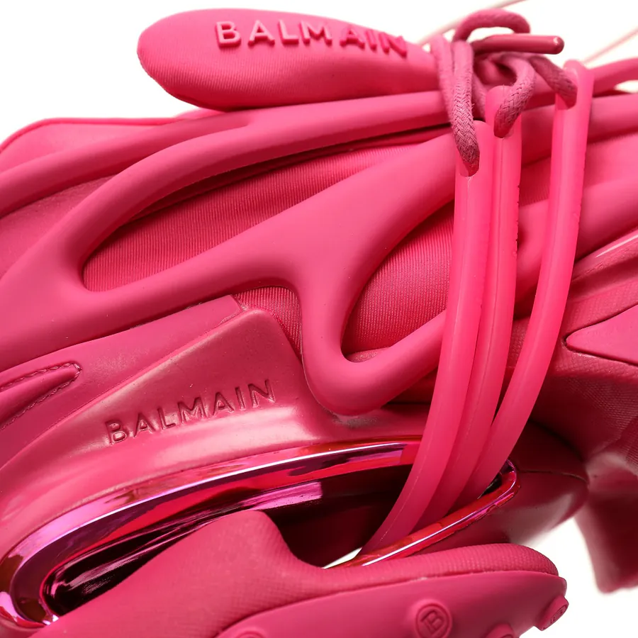 BALMAIN Unicorn Low Sneakers Fire Pink
