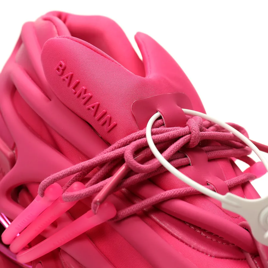 BALMAIN Unicorn Low Sneakers Fire Pink