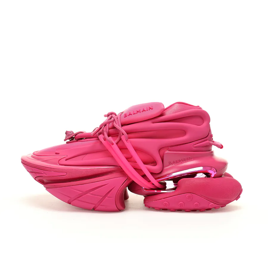 BALMAIN Unicorn Low Sneakers Fire Pink