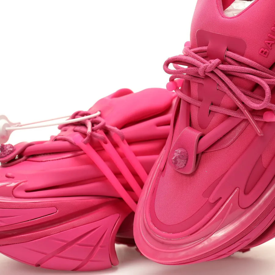 BALMAIN Unicorn Low Sneakers Fire Pink