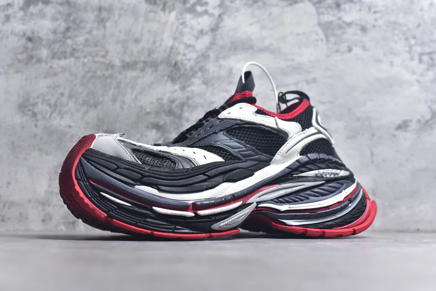 Balenciaga Platform Sneaker OG Edition, 17th Generation, Black and Red
