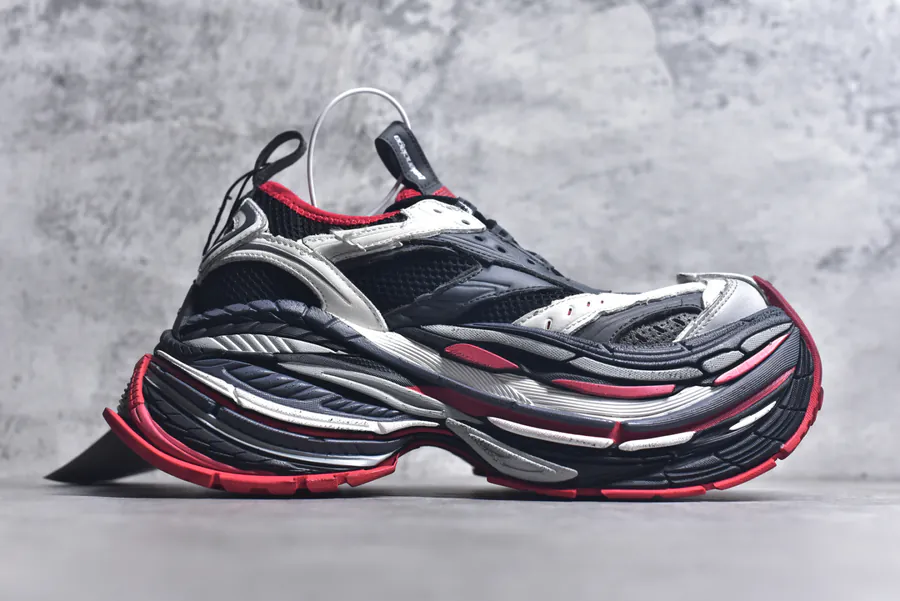 Balenciaga Platform Sneaker OG Edition, 17th Generation, Black and Red