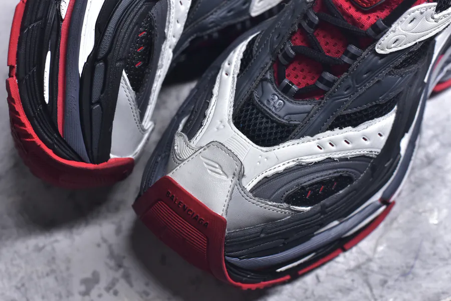 Balenciaga Platform Sneaker OG Edition, 17th Generation, Black and Red