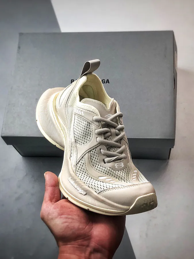 Balenciaga Circuit Sneakers in Beige
