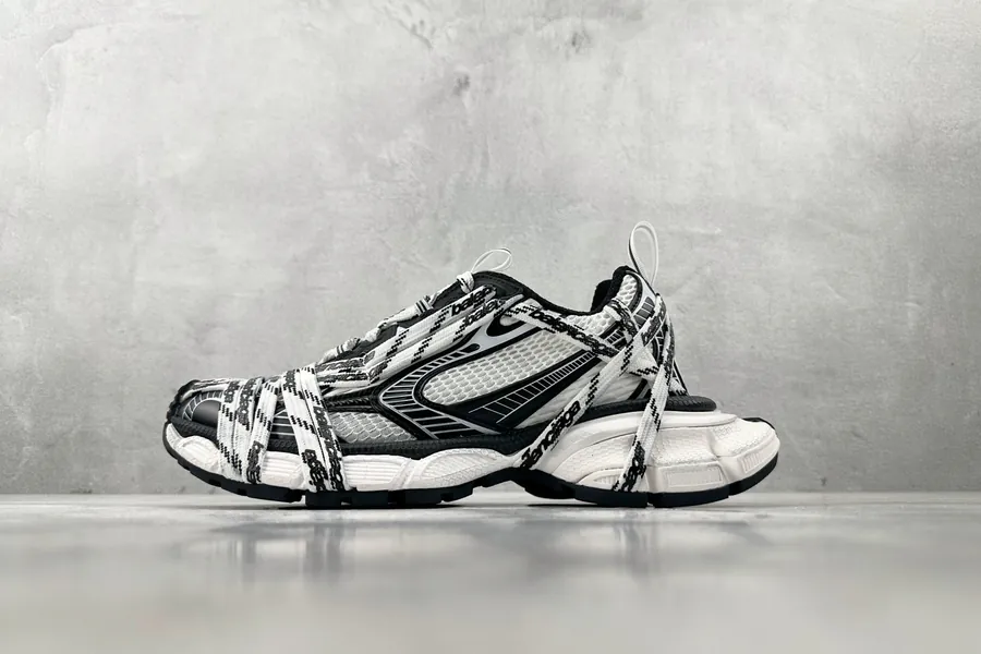 Balenciaga Paris 3XL Black and White Straps