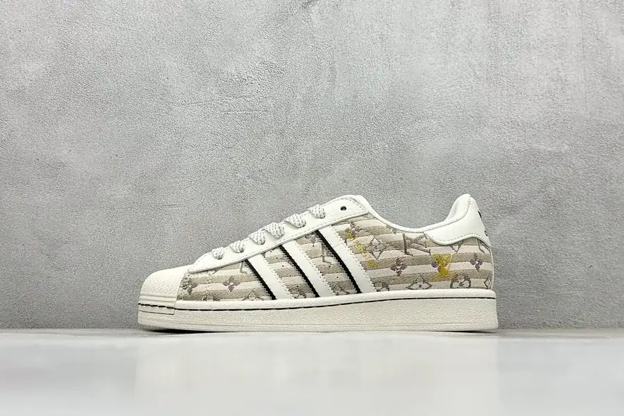 AD Originals Superstar x Louis Vuitton White Yellow