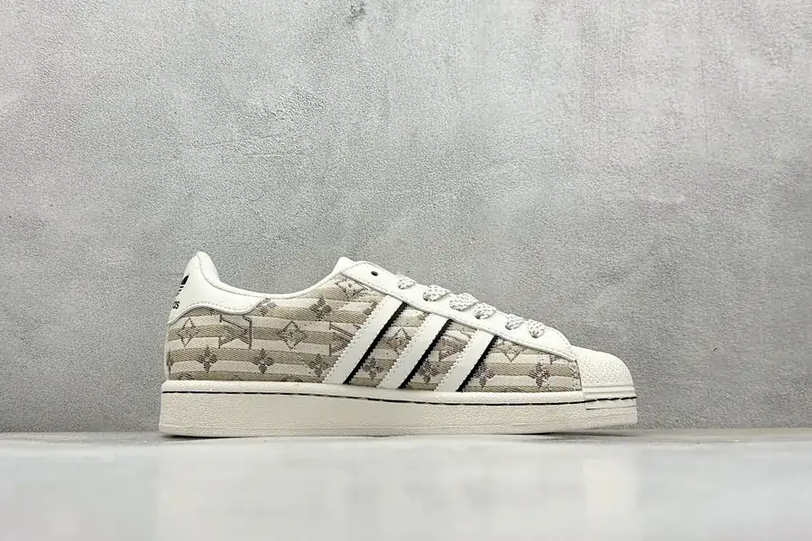 AD Originals Superstar x Louis Vuitton White Yellow