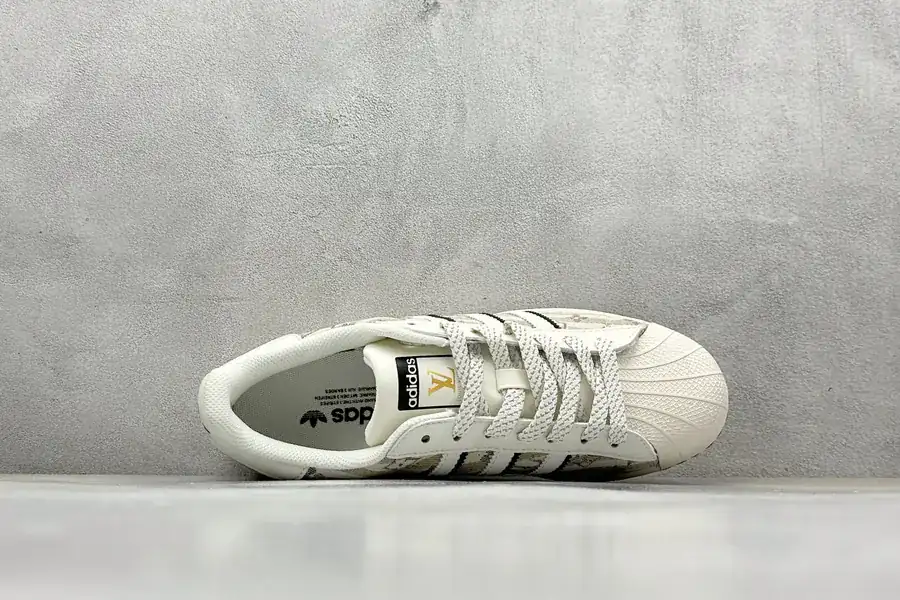 AD Originals Superstar x Louis Vuitton White Yellow