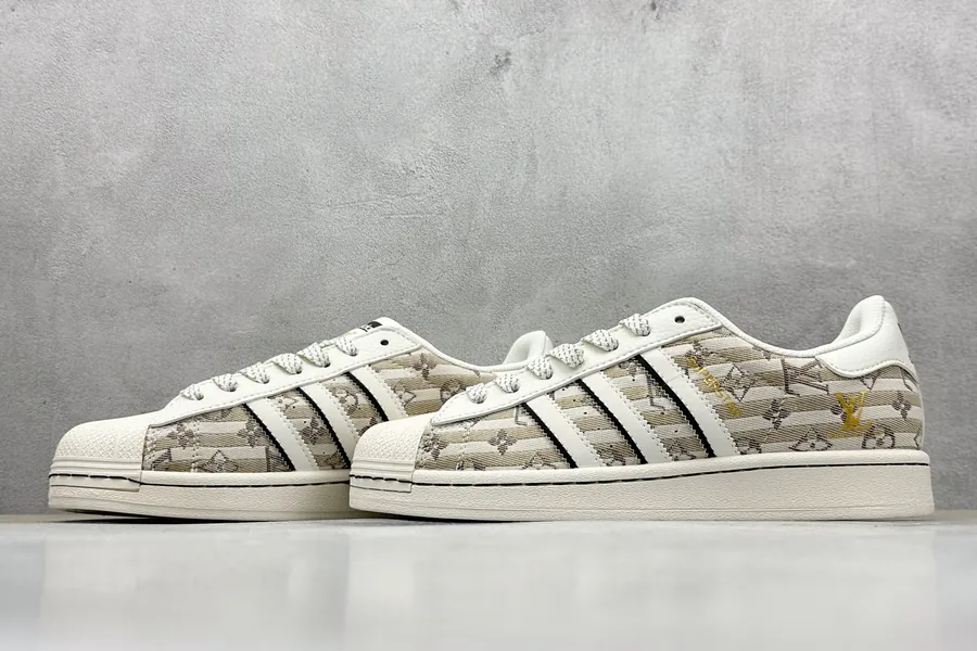 AD Originals Superstar x Louis Vuitton White Yellow