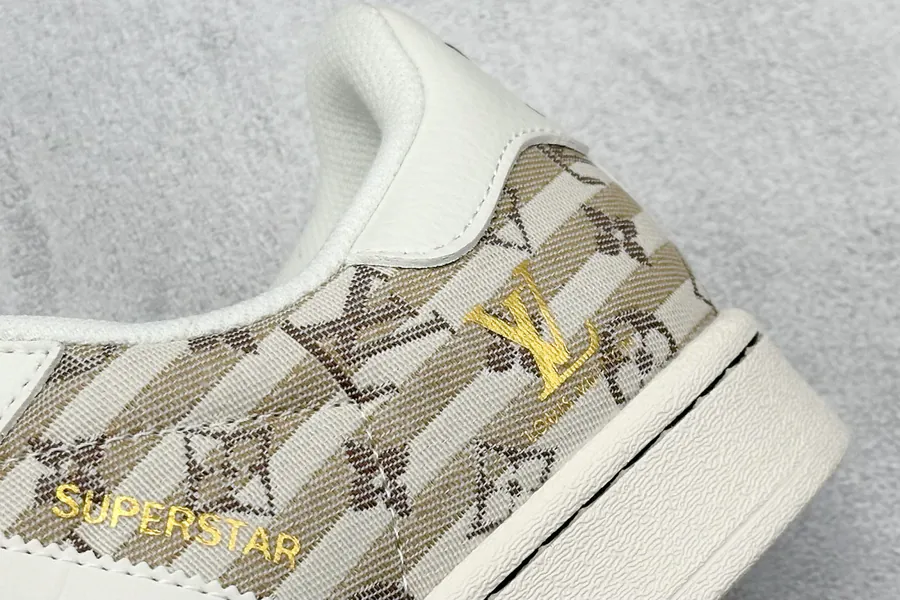 AD Originals Superstar x Louis Vuitton White Yellow